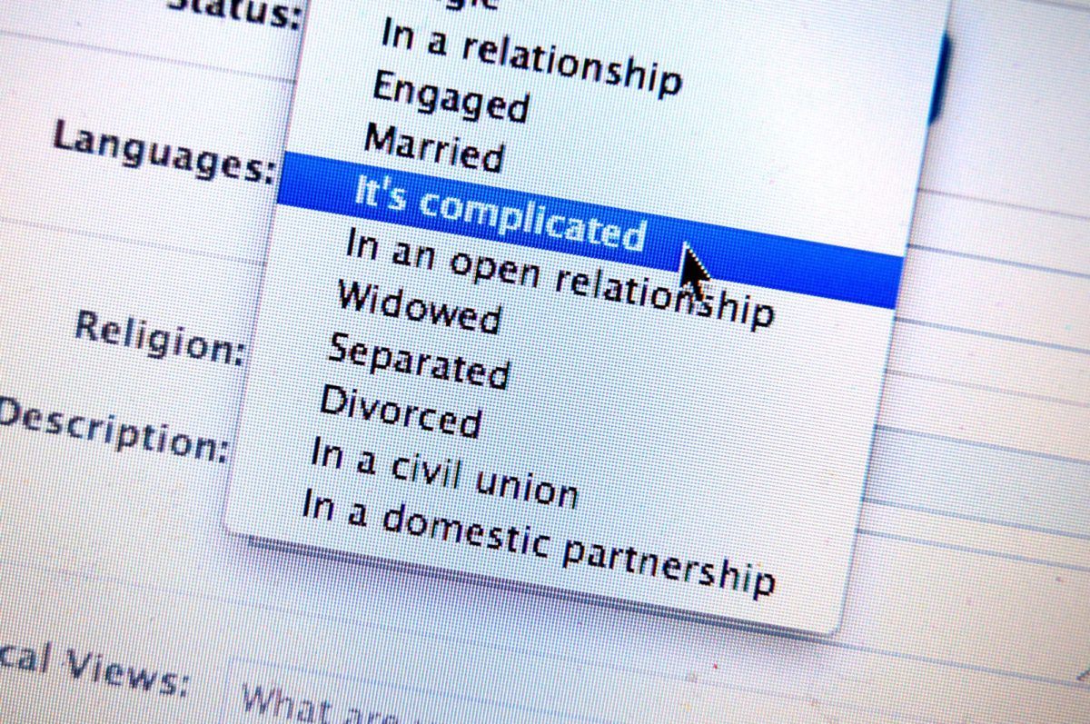 Relationship status: it's complicated